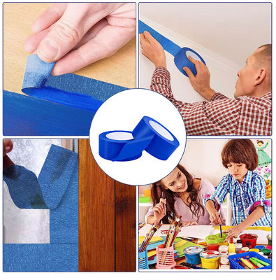 Синий без усилий достичь профессиональной отделки с маскировкой ленты красителей