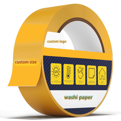 Никаких остатков резинового клея водонепроницаемая Jumbo Roll Washi бумажная маскировочная лента